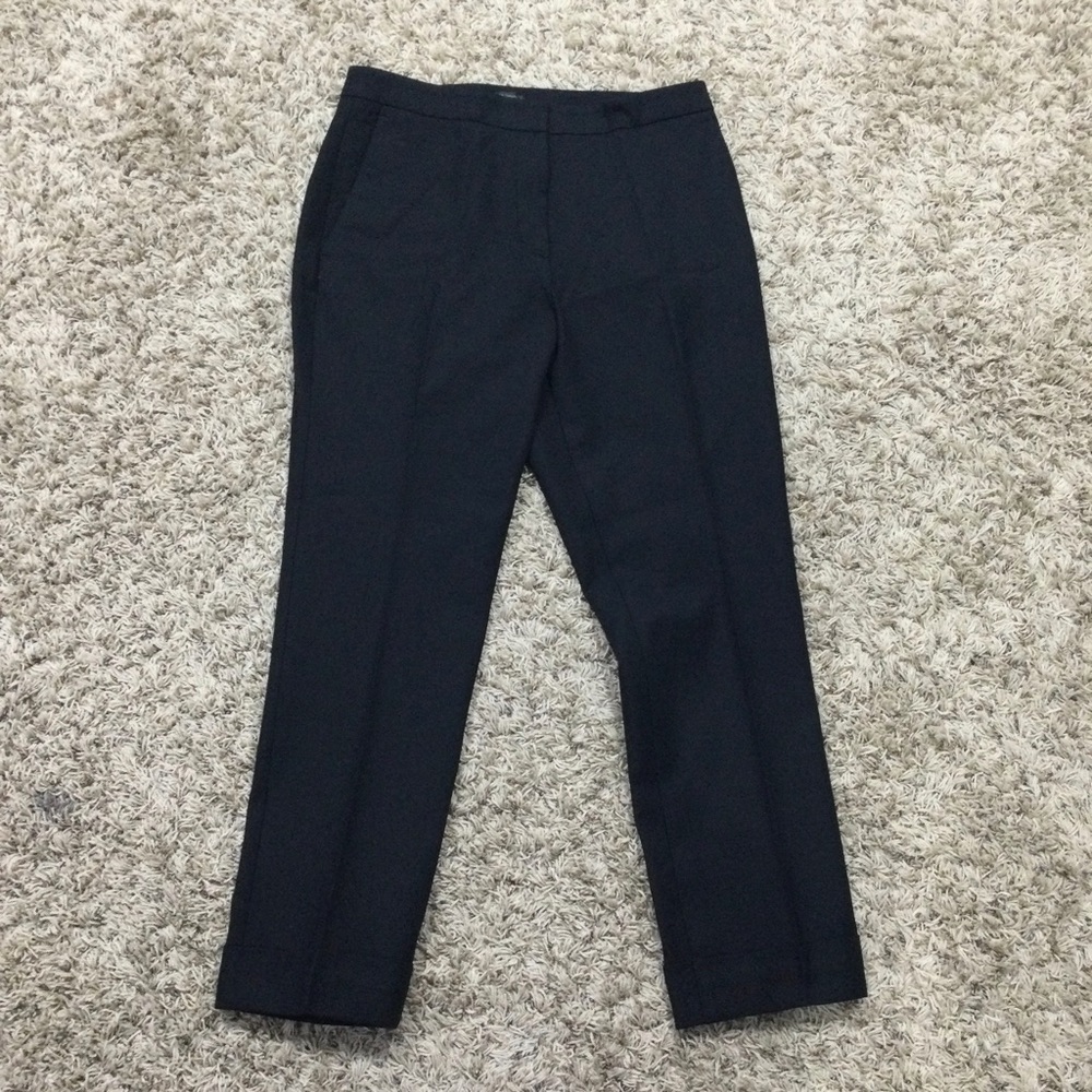 Ann Taylor cuffed trousers womens size 6 dark‎ navy
